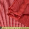 Шелк красный в полоску ш.137