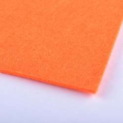 Фетр для рукоділля 2 мм помаранчевий неоновий, ш.100