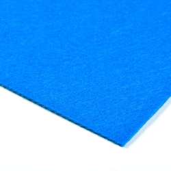 Фетр для рукоделия 0,9мм синий, ш.150
