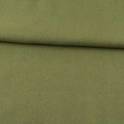 Деко-коттон оливково-зеленый (оттенок светлее) ш.150