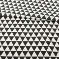 Деко льон трикутники чорно-білі, ш.152