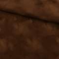 Замша флок коричнева з рудим відтінком ш.150