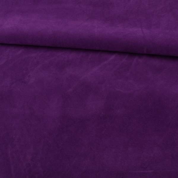 Замша флок мягкая фиолетовая, ш.150