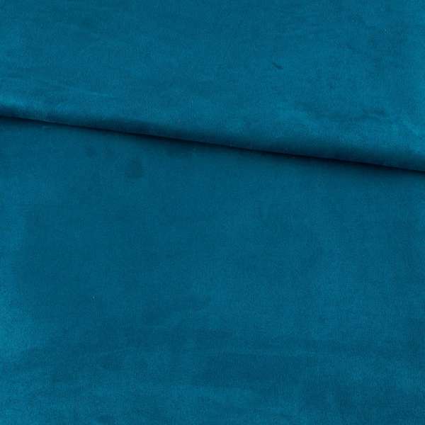 Замша на дайвінгу блакитна темна, ш.154