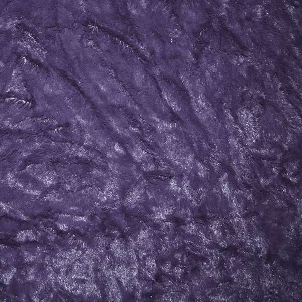 Мех искусственный фиолетовый жатый, ш.150