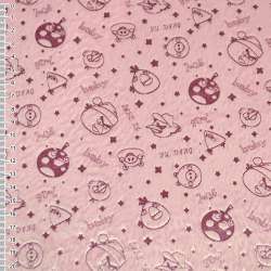 Хутро штучне коротковорсове рожеве "Baby" ш.160