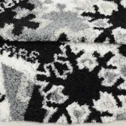Мех искусственный GERRY WEBER черно-белый, снежинки ш.160