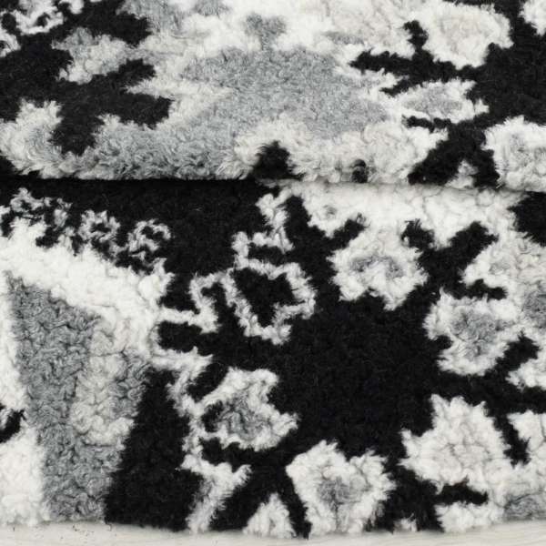 Хутро штучне GERRY WEBER чорно-біле сніжинки ш.160