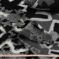 Мех искусственный GERRY WEBER черно-серый, снежинки ш.160