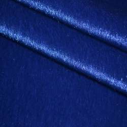 Мех искусственный коротковорсовый темно-синий, ш.150