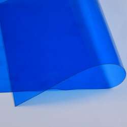 Силикон (0,5мм) синий прозрачный ш.122