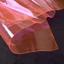Силікон (0,3 мм) рожевий світлий неон прозорий ш.122