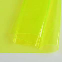 Силикон (0,2мм) желтый неоновый прозрачный ш.122