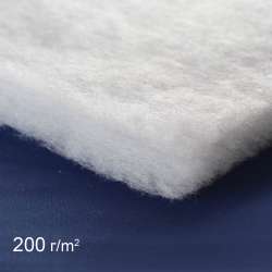 Синтепон швейный улучшенный пл.200 белый (30) от рулона, ш.150