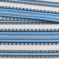 Тканина з українським орнаментом Панночка блакитна, ш.150