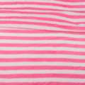 Велсофт двухсторонний в полоску белую, розовую яркую, ш.160