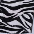 Велсофт двухсторонний широкие черно-белые полоски зебра, ш.177