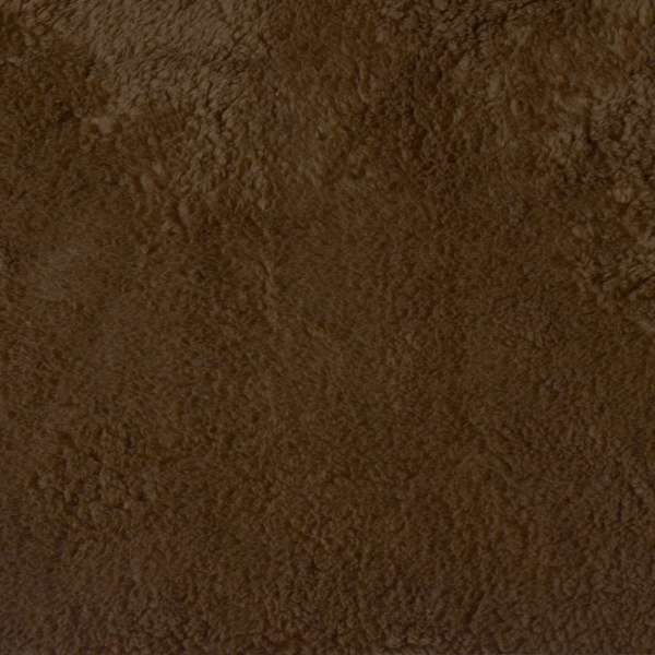 Велсофт- мех двухсторонний коричневый, ш.185