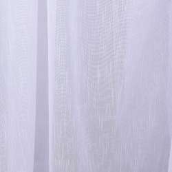 Тюль сетка лен Katya белый с утяжелителем ш.300