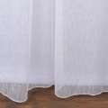 Тюль сетка лен Katya экрю с утяжелителем ш.300