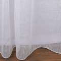 Тюль сетка лен Katya крем с утяжелителем ш.300