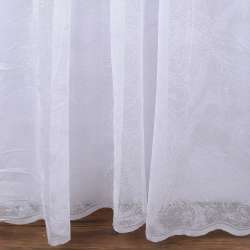 Тюль жаккард вьюга белый, ш.300