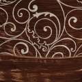 Велюр жатий для штор флок іспанський дворик коричневий, ш.270