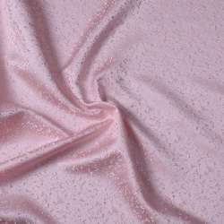 Жаккард для штор петлевидный капля розовый светлый, ш.275