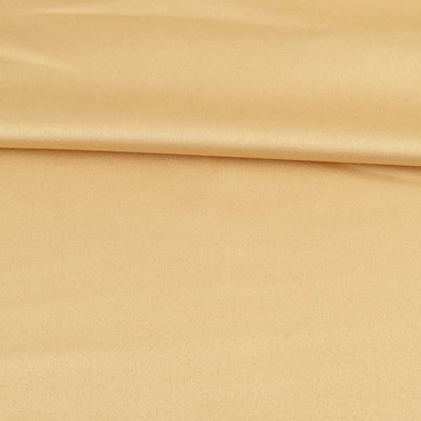 Скатертная ткань с атласным блеском золотисто-бежевая, ш.320