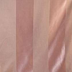Атлас жакард 2-х-стор. для штор смужка широка коричнево-рожевий, ш.270