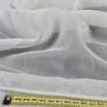 Вуаль тюль штрихи полоски уплотненные, молочная с утяжелителем, ш.300