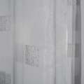 Органза жаккардовая тюль квадраты ниточные серые, белая с утяжелителем, ш.260