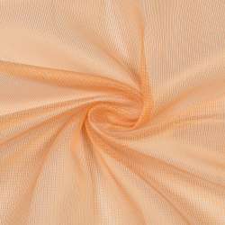 Мікросітка тюль хамелеон помаранчева світла з обважнювачем, ш.300