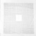 Деворе для штор прямоугольники мелкие прозрачные, квадраты белые на белом фоне, ш.140