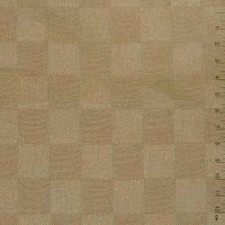 Скатеркова тканина шахматка коричнева світла, ш.140