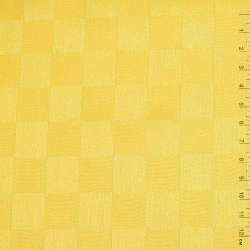Скатеркова тканина шахматка жовта яскрава, ш.140