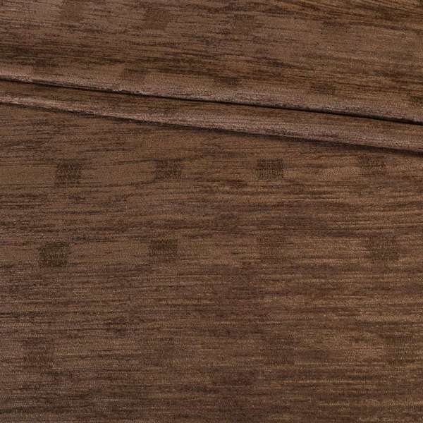 Шенілл жакард меблевий квадрати 2х2см коричневий, ш.145