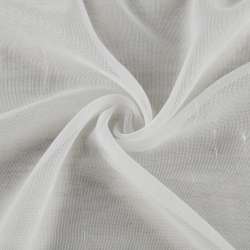 Микросетка тюль штрихи ниточные, молочная с утяжелителем (2 сорт), ш.180