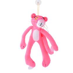 Мягкая игрушка на присосках 25 см Розовая пантера