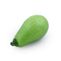 Сувенір скло авокадо 13х7.5 зелене