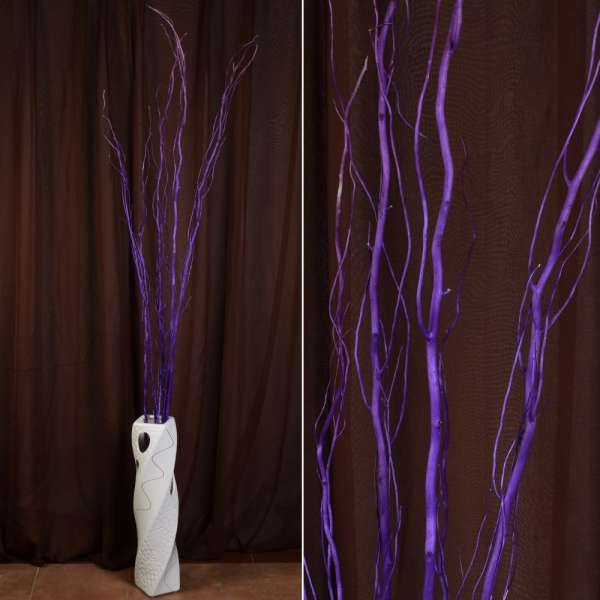 Хворост декоративный натуральный 185 см фиолетовый 1/5