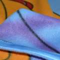 Плед флисовый 125х168 см Винни-Пух зелено-голубой