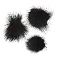 Помпоны из натурального меха 2,5см
