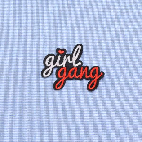 Термоаппликация GIRL GANG, 60х40мм