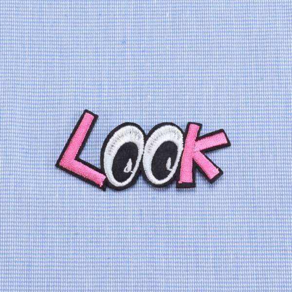 Термоаппликация LOOK 60х30мм