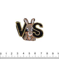 Термоаппликация Ослик VS 45х50мм