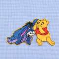 Термоаппликация Винни Пух и Ослик 85х55мм