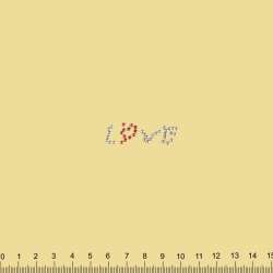 Термоапликация стразы металл LOVE 10х40мм серебристо-красная