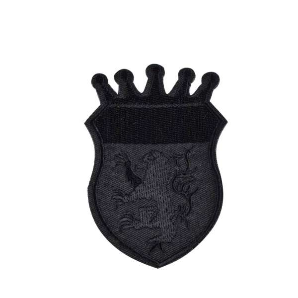 Термоаппликация Эмблема 60х90мм черная