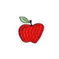 Термоаппликация Яблоко 60х60мм красное